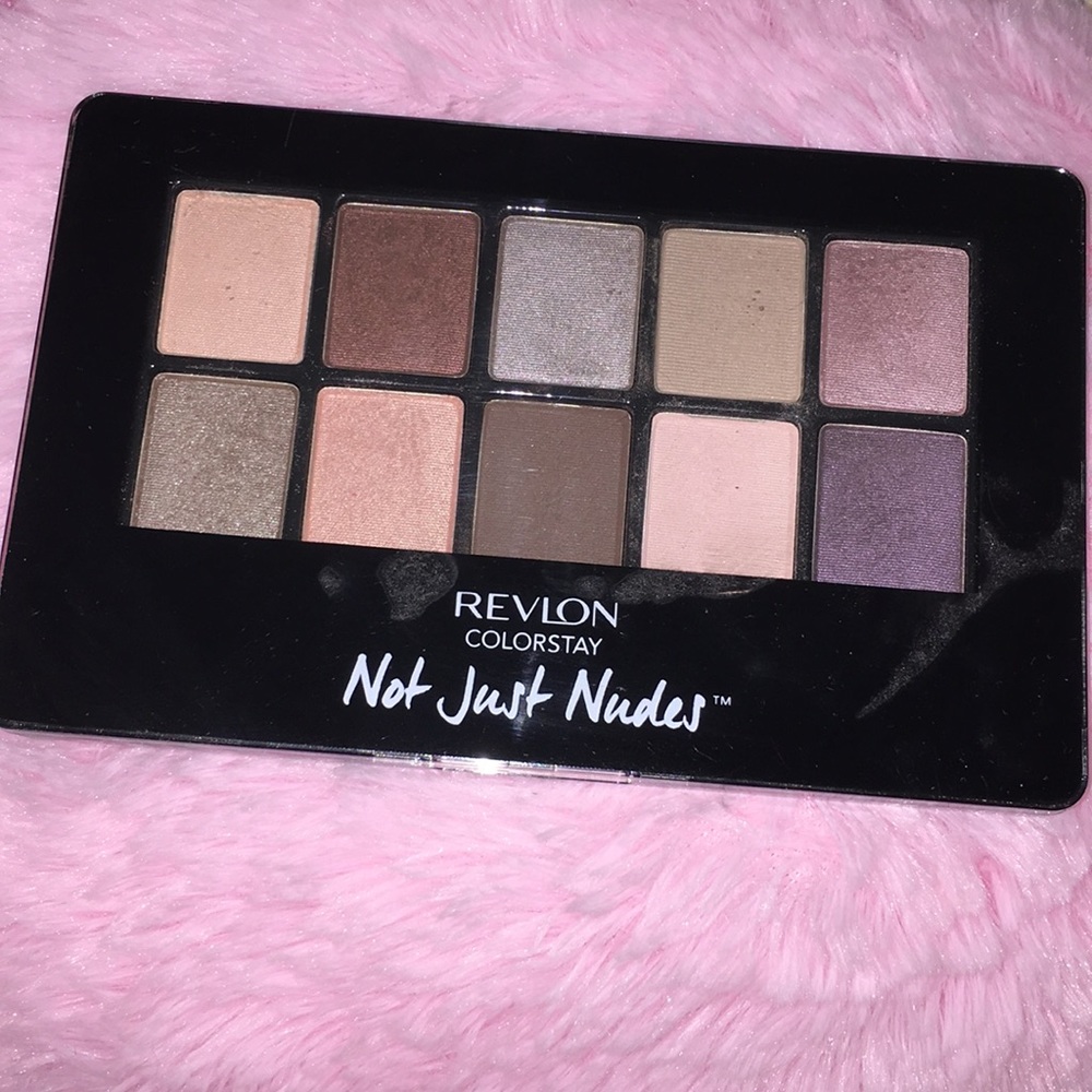 This is a brand new swatched revlon palette